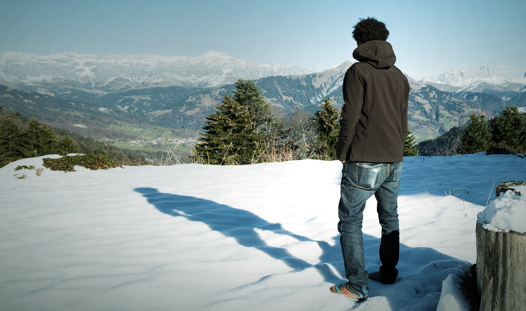 Bild von Web-Reportage: «Sandalen im Schnee»