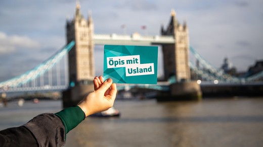 Bild von «Öpis mit Usland»: Unterwegs im Londoner Mediendschungel