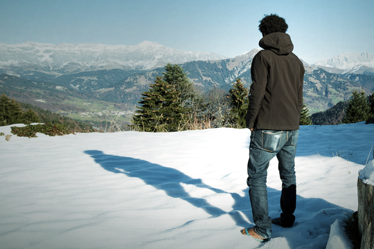 Bild von Web-Reportage: «Sandalen im Schnee»