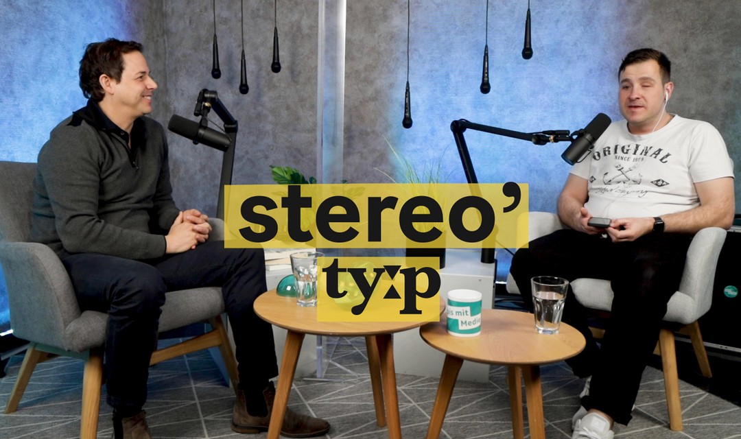 Florian Zutt und Yves Kilchör im Podcast-Studio von SRG Insider
