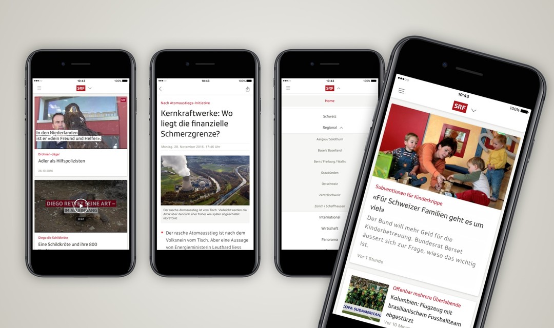 Bild von Umfassendes Update für die SRF App